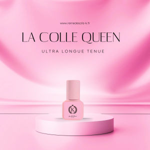 Queen K colle pour extensions de cils longue tenue