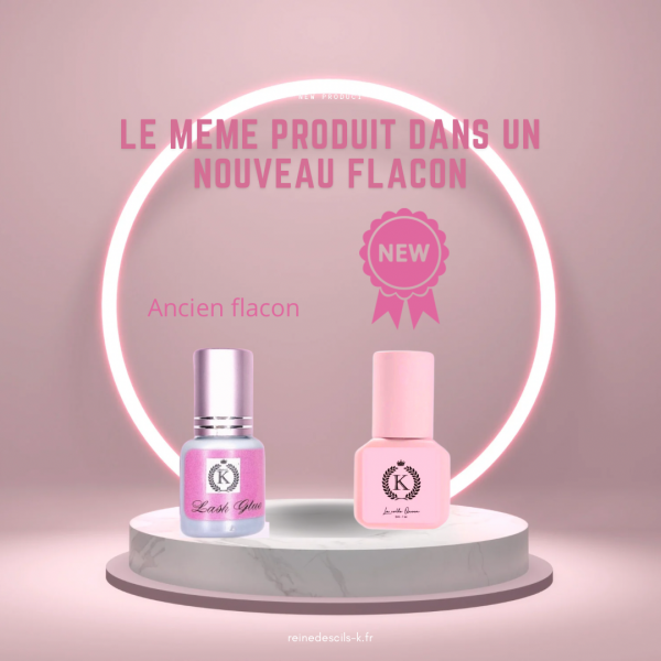 Queen K colle pour extensions de cils longue tenue – Image 2