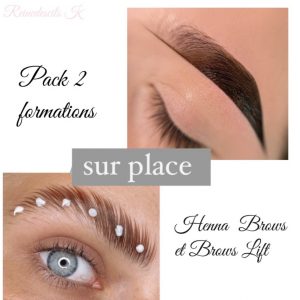 7. Formation 3 en 1 brows lift et teinture hybride avec structuration + henna brows + kit inclus ( 1 jour)