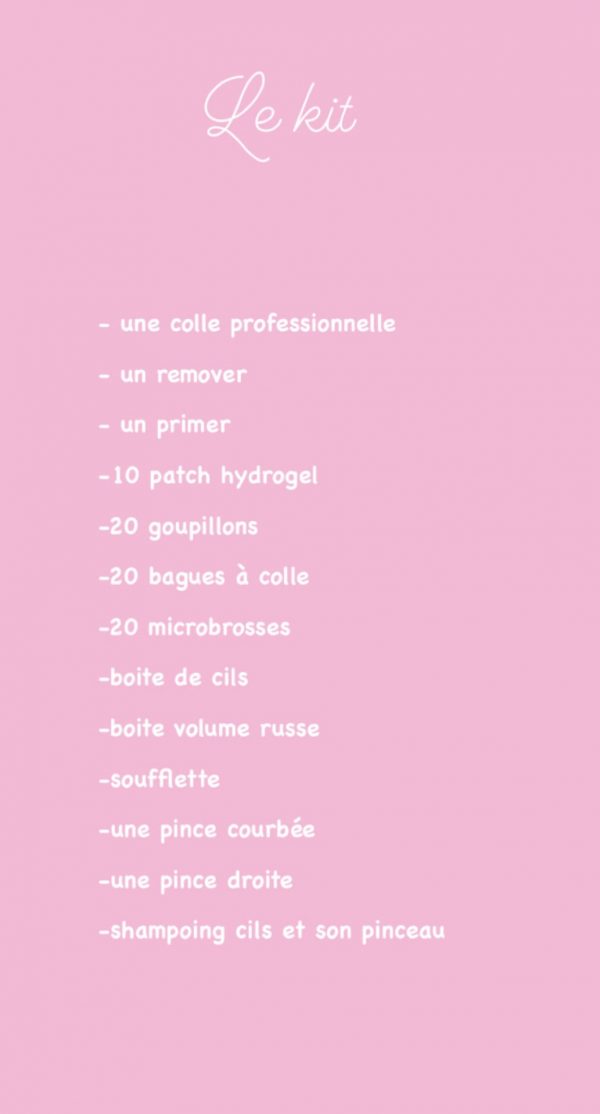 1. Formation pack 3 en 1 : cil a cil + pose mixte et volume russe + kit inclus sur place (2 jours) – Image 3
