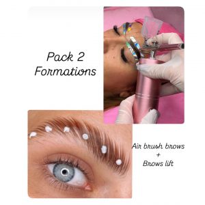 Formation 2 en 1 air Brush + brows  lift et structuration des sourcils + kit inclus (à distance)