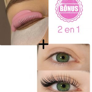 Pack 2 en 1 : rehaussement de cils ,teinture,soin kératine + Lash lift coréen + kit inclus  (à distance )
