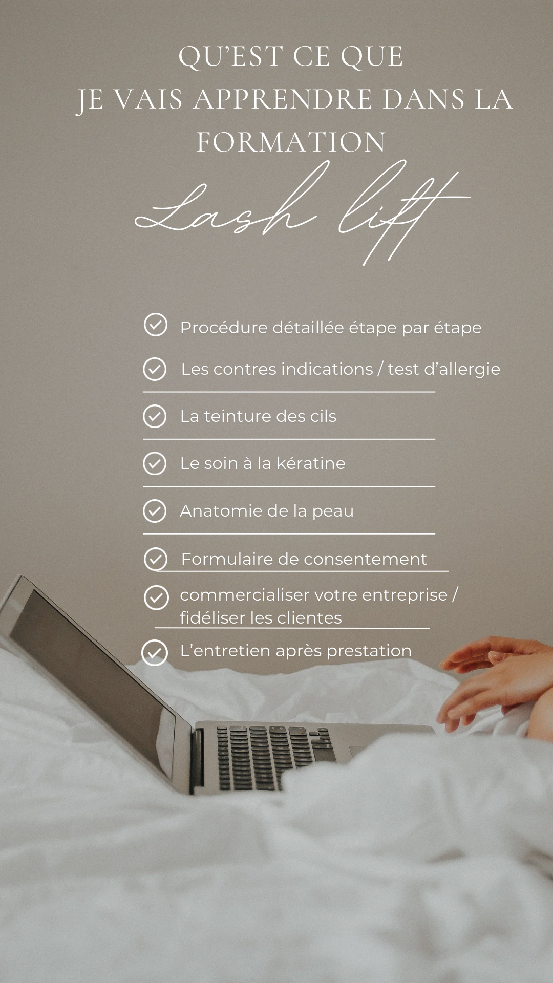 Pack 2 en 1 : rehaussement de cils ,teinture,soin kératine + Lash lift coréen + kit inclus (à distance ) – Image 4