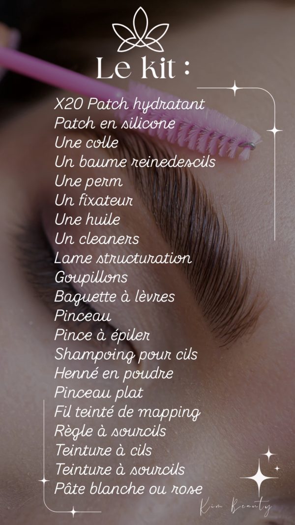8. Pack 4 en 1 : formation Brows lift , structuration, teinture , henna brows et rehaussement de cils , soin keratine + kit inclus (à distance) – Image 2