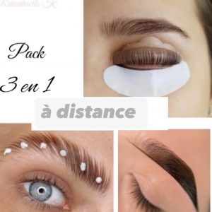 8. Pack 4 en 1 : formation Brows lift , structuration, teinture , henna brows et rehaussement de cils , soin keratine + kit inclus (à distance)