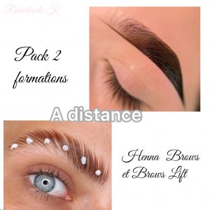 7. Formation 3 en 1 brows lift et teinture hybride avec structuration des sourcils  + Henna Brows + kit inclus (à distance)
