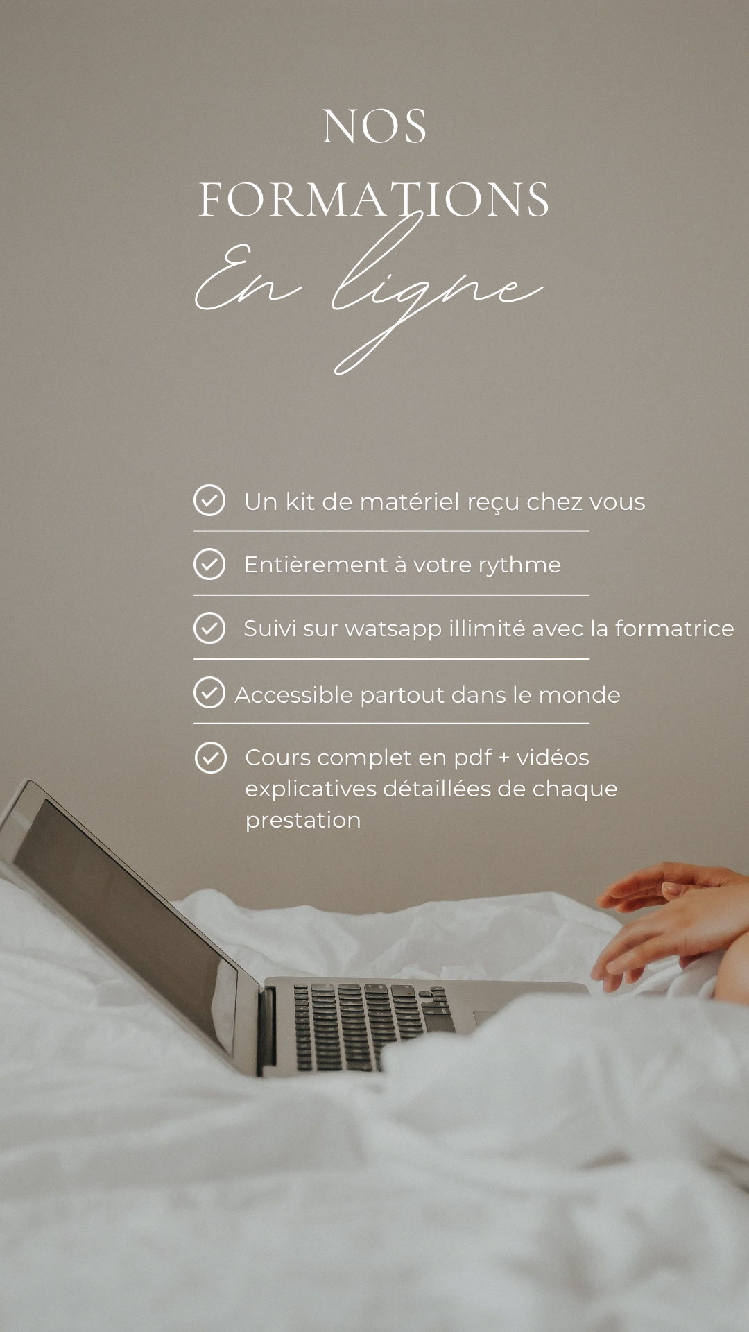 Formule Extensions de cils méthode cil a cil + kit (a distance) – Image 5