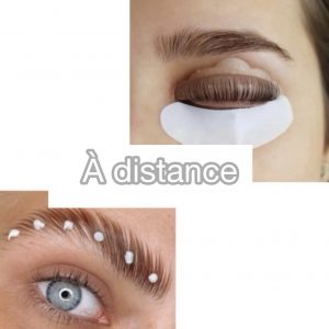 Pack 3 en 1 brows lift et teinture hybride avec structuration des sourcils + Lash lift teinture + kit inclus (à distance)