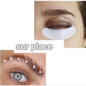 Pack 3 en 1 brows lift et teinture hybride avec structuration des sourcils + Lash lift teinture + kit inclus (1 jour sur place)