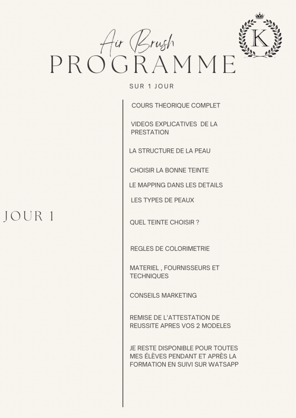 Formation air Brush brows teinture des sourcils à l’aérographe + kit inclus (1 jour) – Image 3