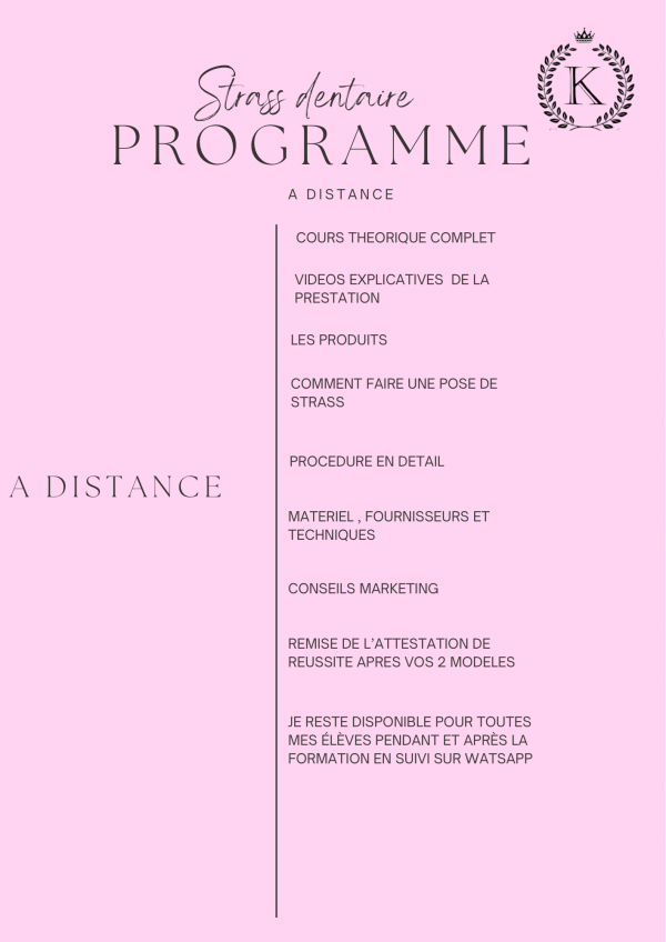 Formation strass dentaire avec kit inclus ( à distance) – Image 3