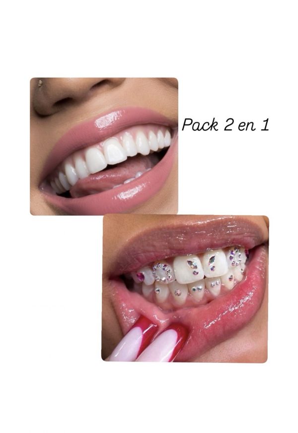 Pack 2 en 1 : formation blanchiment dentaire et strass dentaire + kit inclus sur place (sur place)