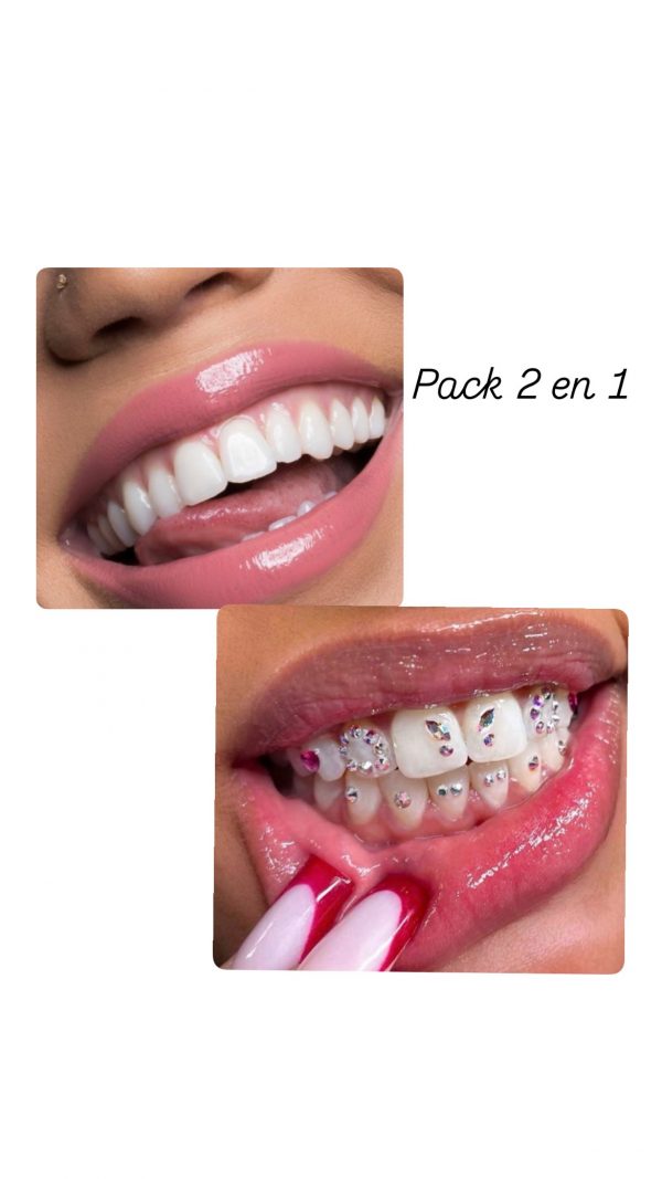 Pack 2 en 1 : formation blanchiment dentaire et strass dentaire + kit inclus (à distance )