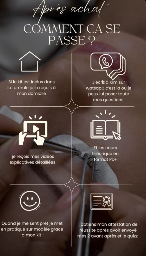 Formation 2 en 1 air Brush + brows  lift et structuration des sourcils + kit inclus (à distance) – Image 3