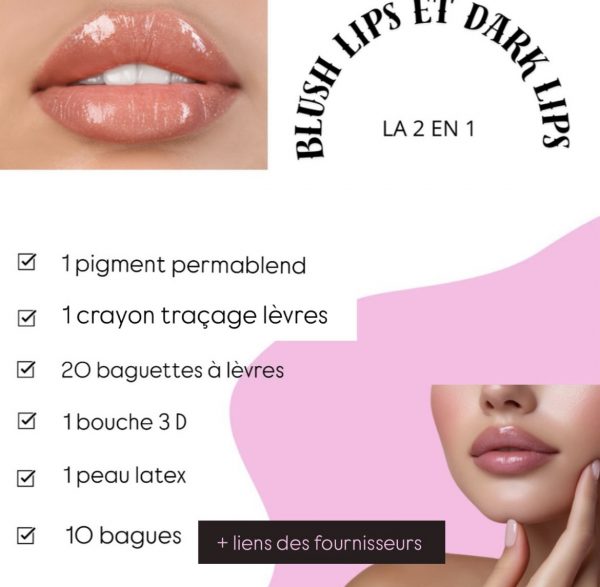 Formation Lips expert 2 en 1 : Blush Lips & dark Lips avec kit (à distance) – Image 2