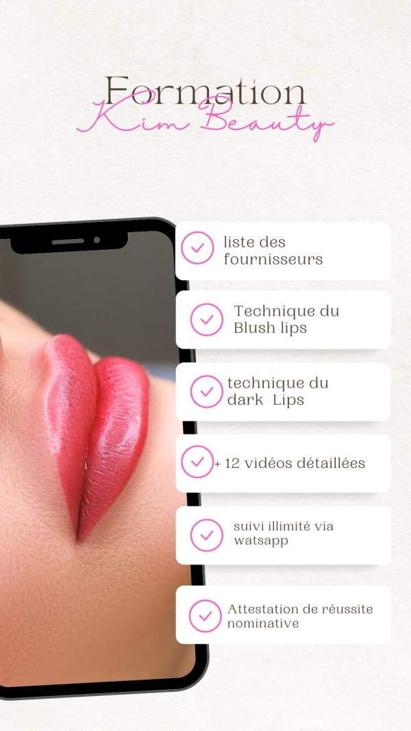 Formation Lips expert 2 en 1 : Blush Lips & dark Lips avec kit (à distance) – Image 5